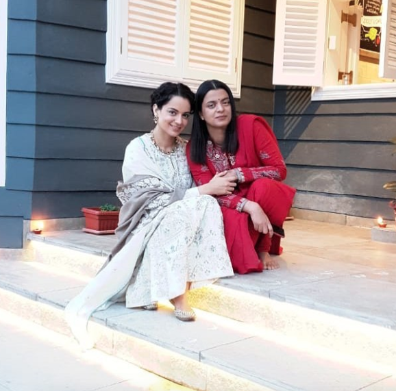 Kangana Ranaut and Rangoli Chandel